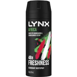 Lynx Africa Antiperspirant 97g/165ml