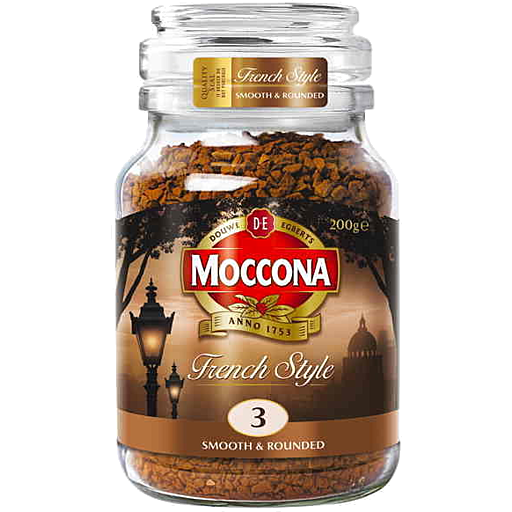 Moccona Freeze Dried French Style Instant Coffee 200g