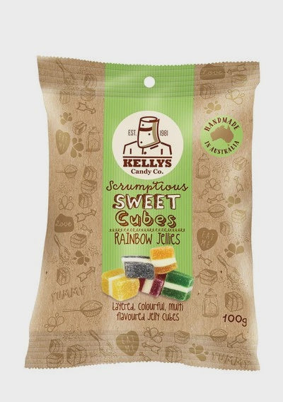 Kelly's Candy Rainbow Jellies - Snack Pack 100g