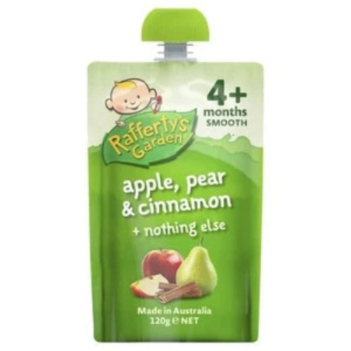 Rafferty's Garden Porridge 6 Mth+ Apple Pear Cinnamon Baby Food 120g