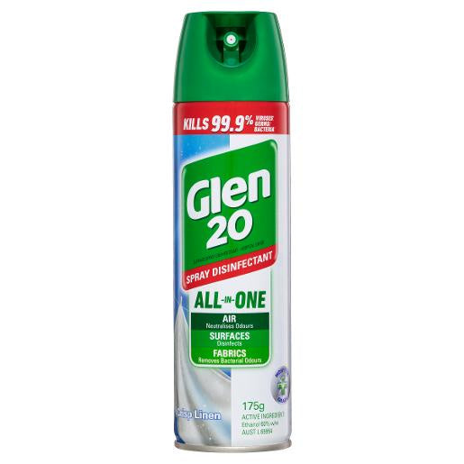 Glen 20 Crisp Linen Disinfectant Spray 175g