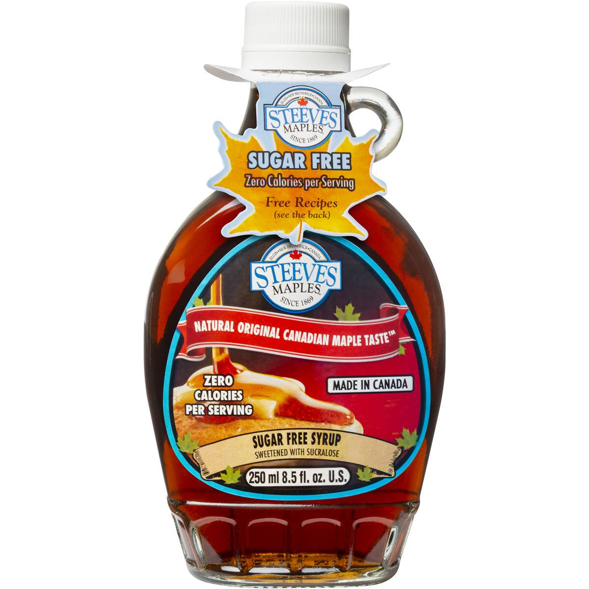 Steeves Maple Syrup Sugar Free 250ml