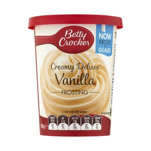 Betty Crocker Creamy Deluxe Vanilla Frosting 400g