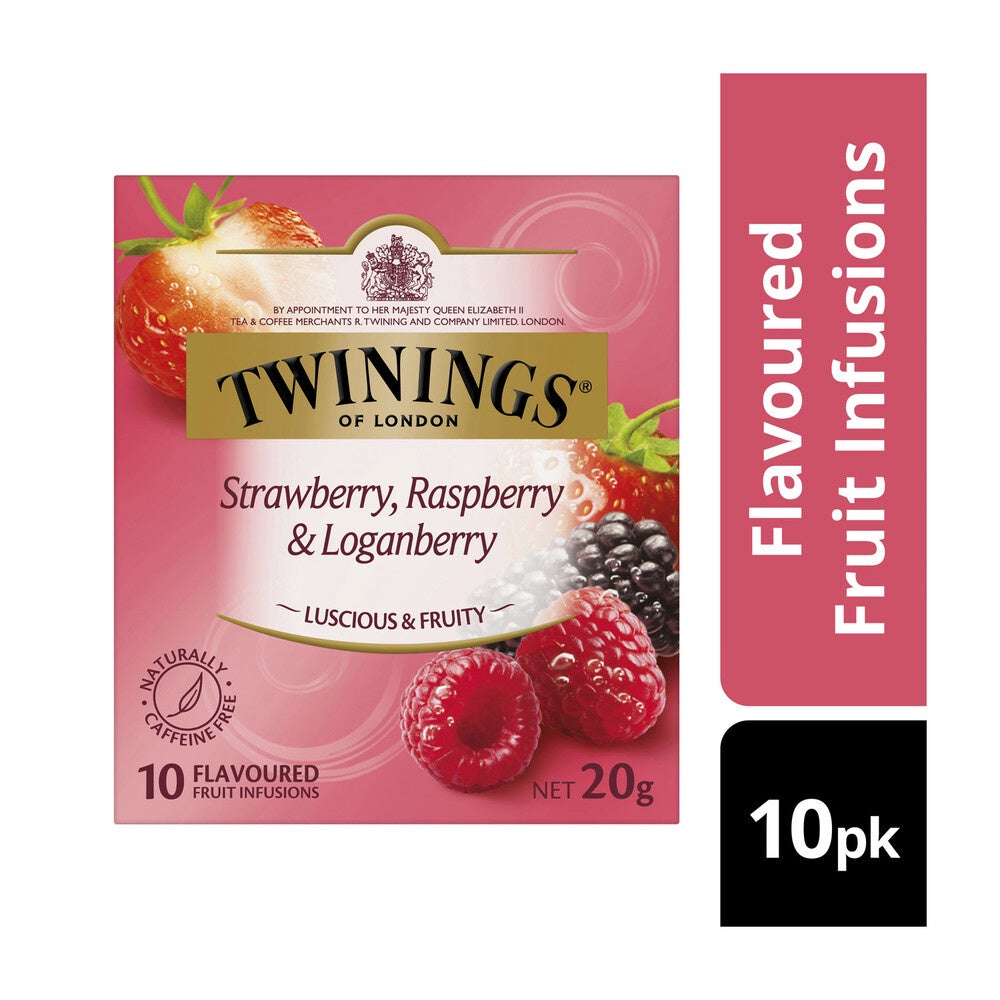 Twinings Strawberry, Raspberry & Loganberry Tea Bags 10pack