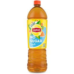 Lipton No Sugar Peach Flavour Iced Tea 1.5l