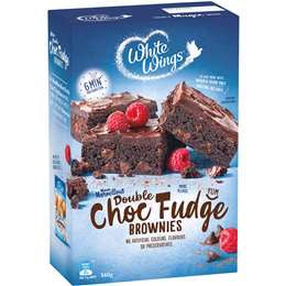 White Wings Brownie Mix Double Choc Fudge 560 g