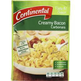 Continental Creamy Bacon Carbonara Pasta & Sauce 85g