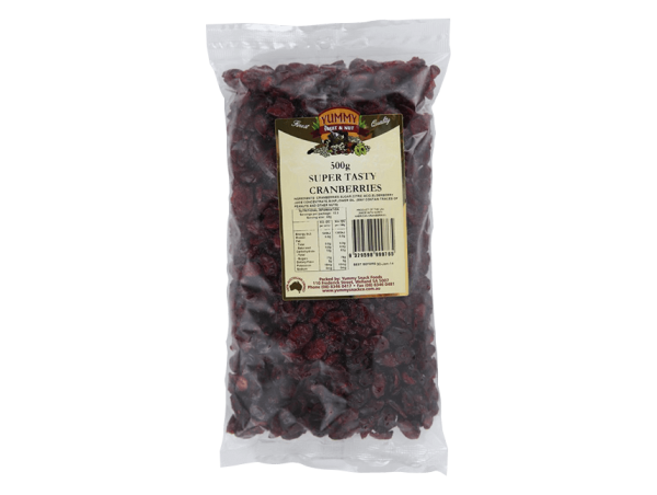 Yummys Dried Cranberries 500g