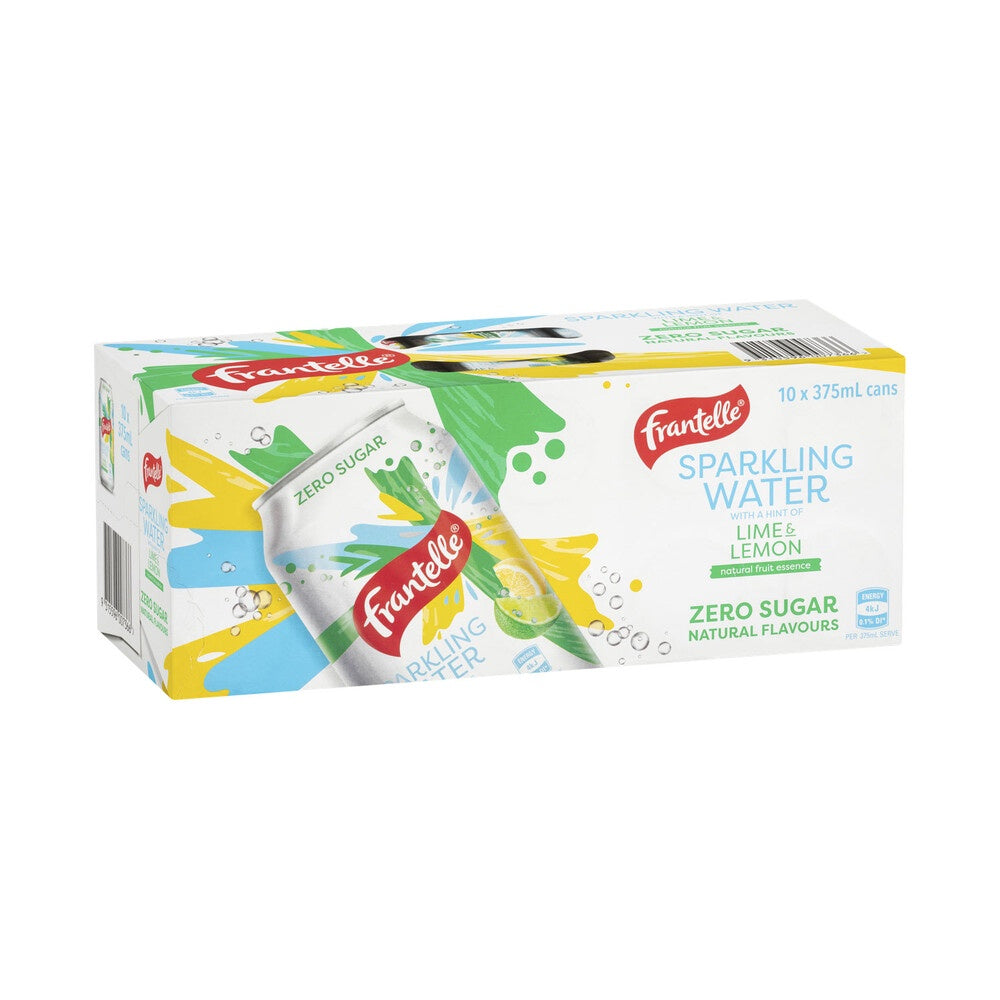 Frantelle Lime & Lemon Sparkling Water 10 x 375mL