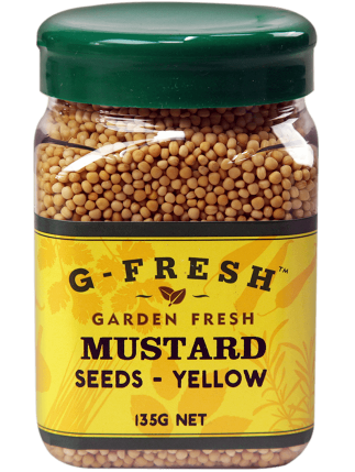 GFresh Mustard Seeds Yellow 135g