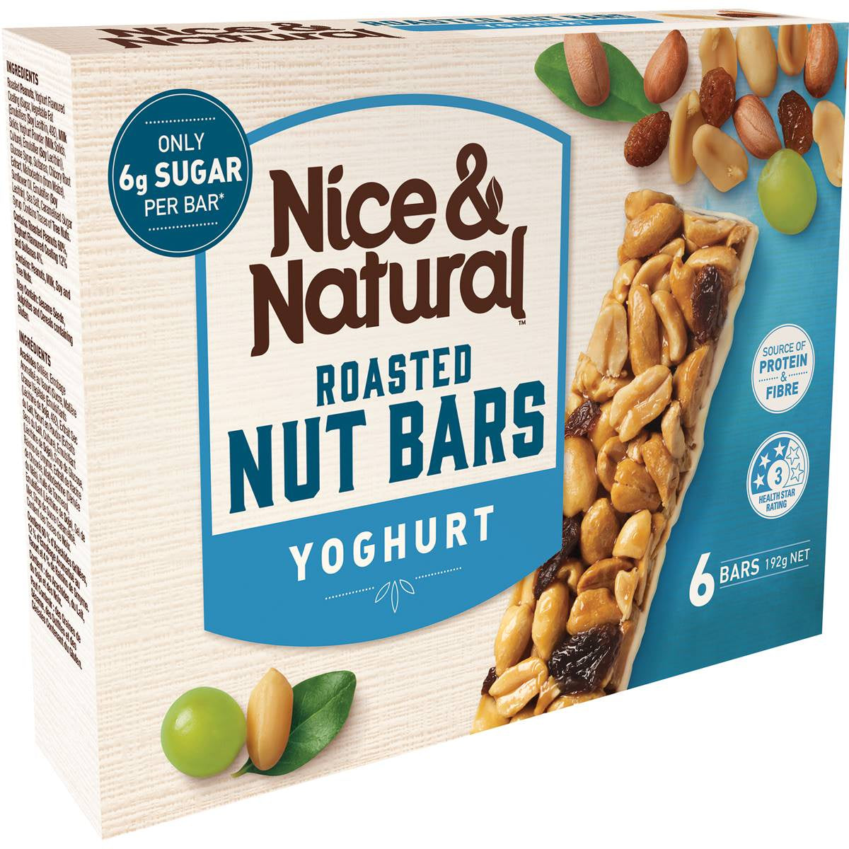 Nice & Natural Nut Bar Yoghurt 6 Pack