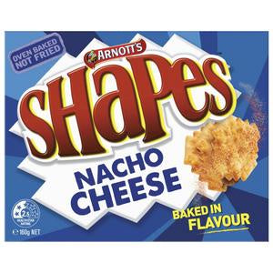 Arnotts Shapes Nacho Cheese Crackers 160g