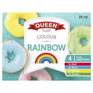 Queen Rainbow Food Colour 4 pack