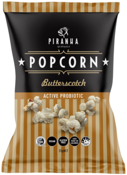 Piranha Popcorn - Butterscotch  25g