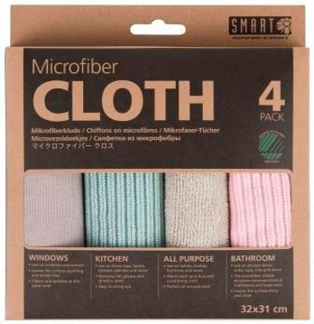 UBT Microfibre Cloths 4pk