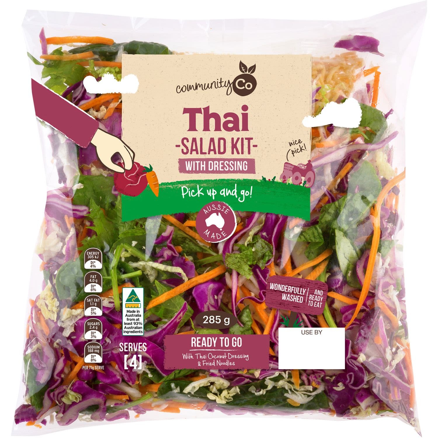 Community Co Thai Salad Kit 285g