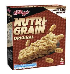 Kellogg's Nutri-Grain Original Muesli Bars x 6