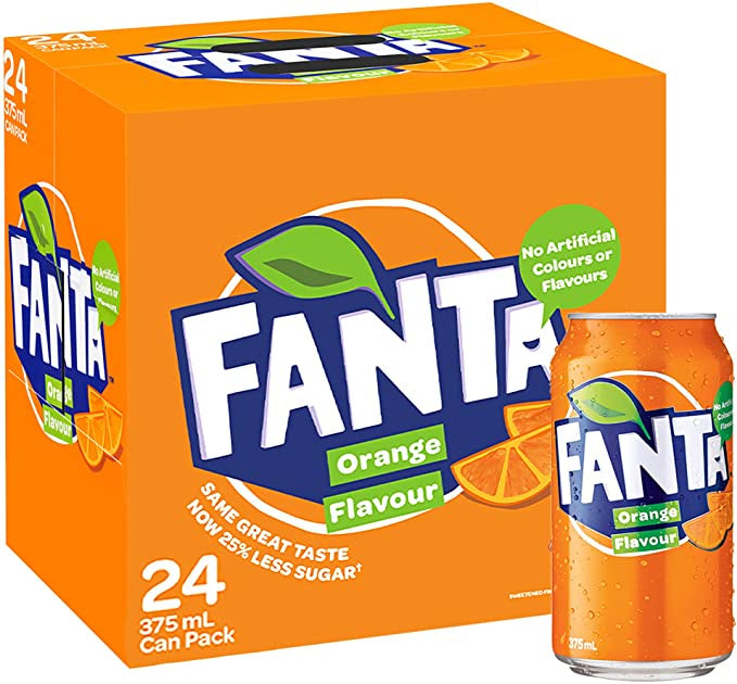 Fanta Orange 375mL x 24