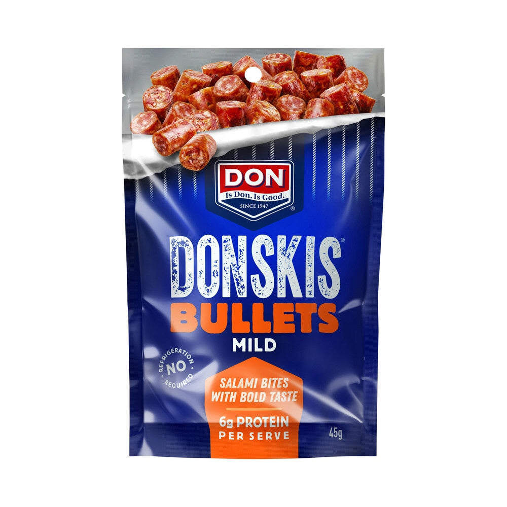 Don Donski Bullets Mild Salami Bites 45g