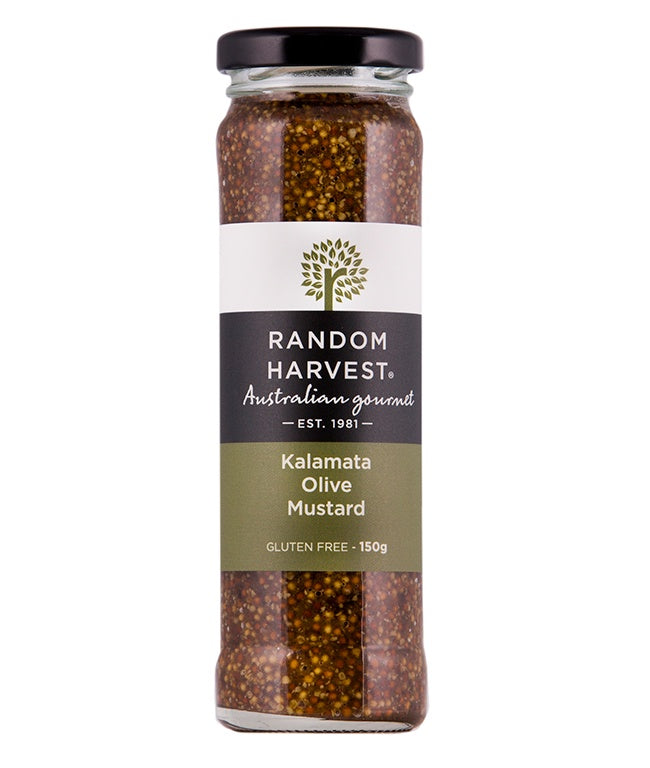 Random Harvest Kalamata Olive Mustard 150g