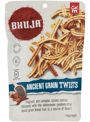 Bhuja Ancient Grains Twists 140g