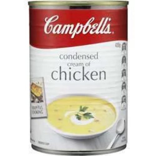 Campbells Cream of Chicken Condensed Soup 420g