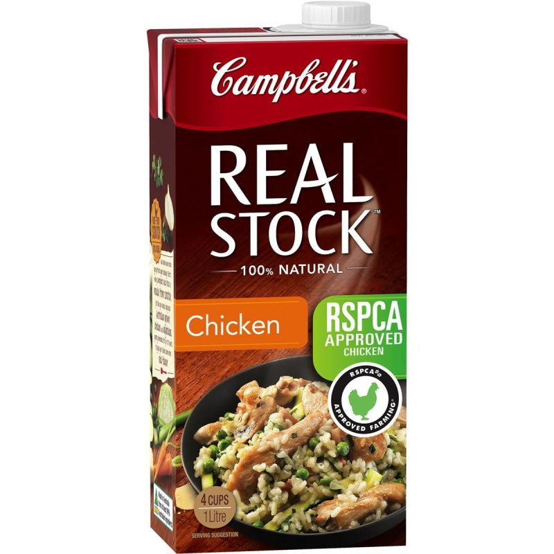 Campbells Real Chicken Stock 1L