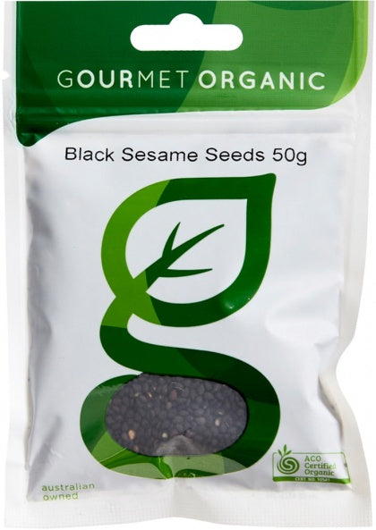 Gourmet Organic Sesame Seeds Black 50g