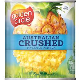 Golden Circle Crushed Pineapple in Syrup 450g