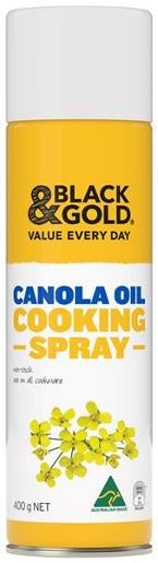 Black & Gold Aust Canola Oil Cooking Spray 400g