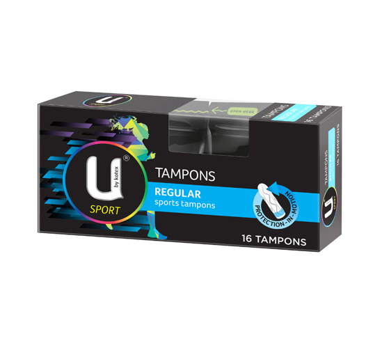 U by Kotex Regular Sport Tampons x 16