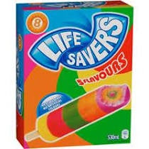 Peters Lifesavers Icy Pole 8 Pk