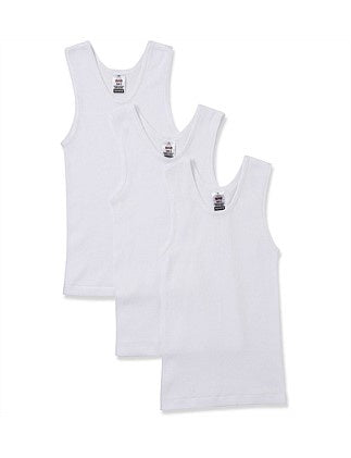 Bonds Boys Singlet Size 6 x 3