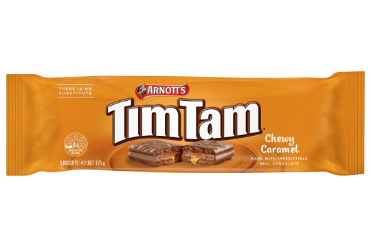 Arnotts Chewy Caramel Tim Tam 175g