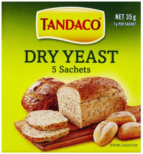 Tandaco Dry Yeast 84g   (12 sachets)