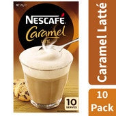 Nescafe Caramel Latte Sachets 10 svs