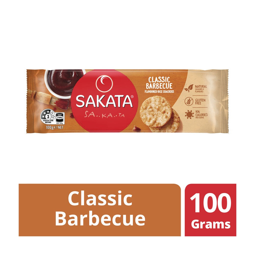 Sakata Rice Crackers Classic Barbecue 100g