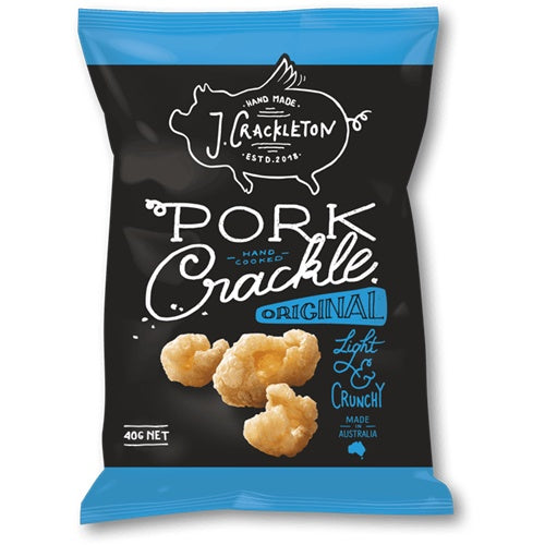 J CRACKLETON PORK CRACKLE ORIGINAL 40g