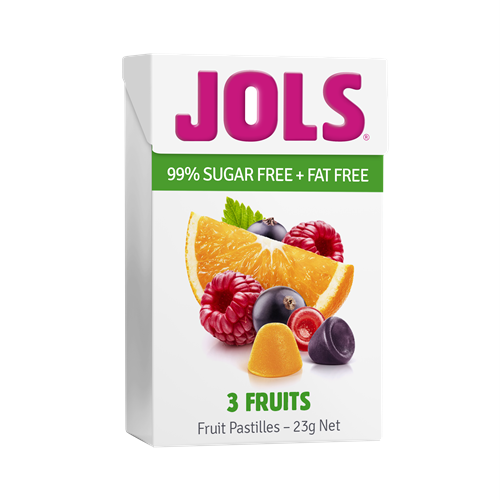 Jols 3 Fruits Pastilles 23g