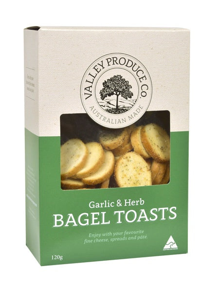 Valley Produce Company Bagel Toast Garlic And Herb 120g