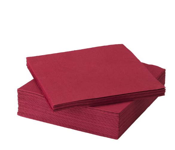 FANTASTISK Wine Dinner Napkins 40x40cm - 50pk