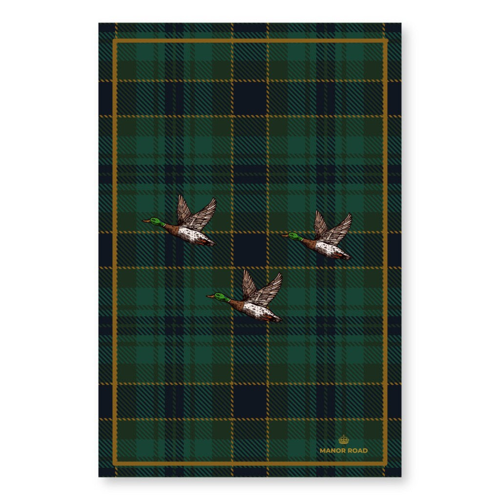 Manor Road Flying Mallards Tea Towel