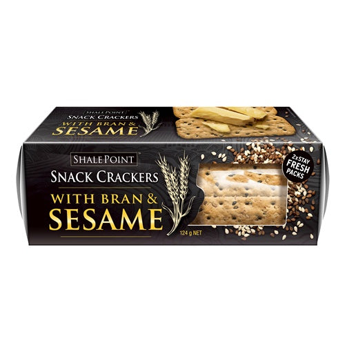 Shale Point Cracker with Bran & Sesame