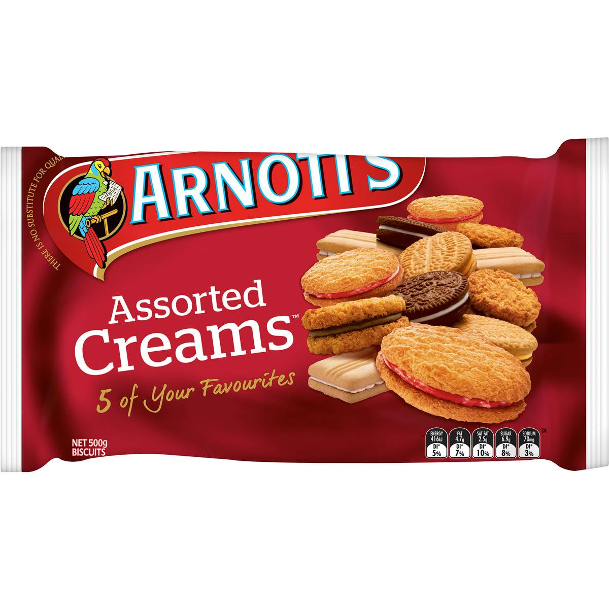 Arnotts Assorted Creams Biscuits 500g