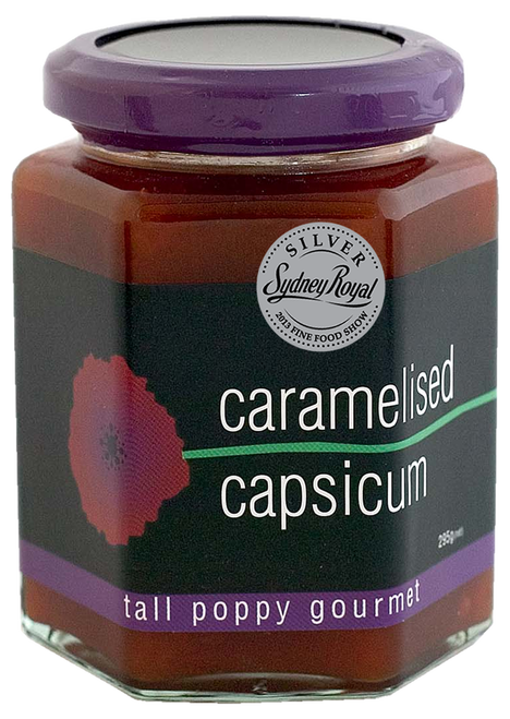 Tall Poppy Caramelised Capsicum Gourmet Jam 295g