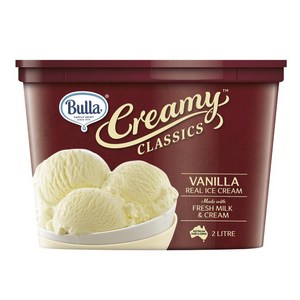 Bulla Ice Cream Vanilla 2L