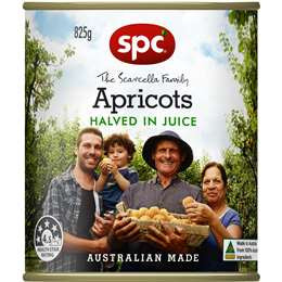 SPC Apricot Halves in Juice 825g