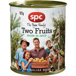 SPC Two Fruits in Juice 825g