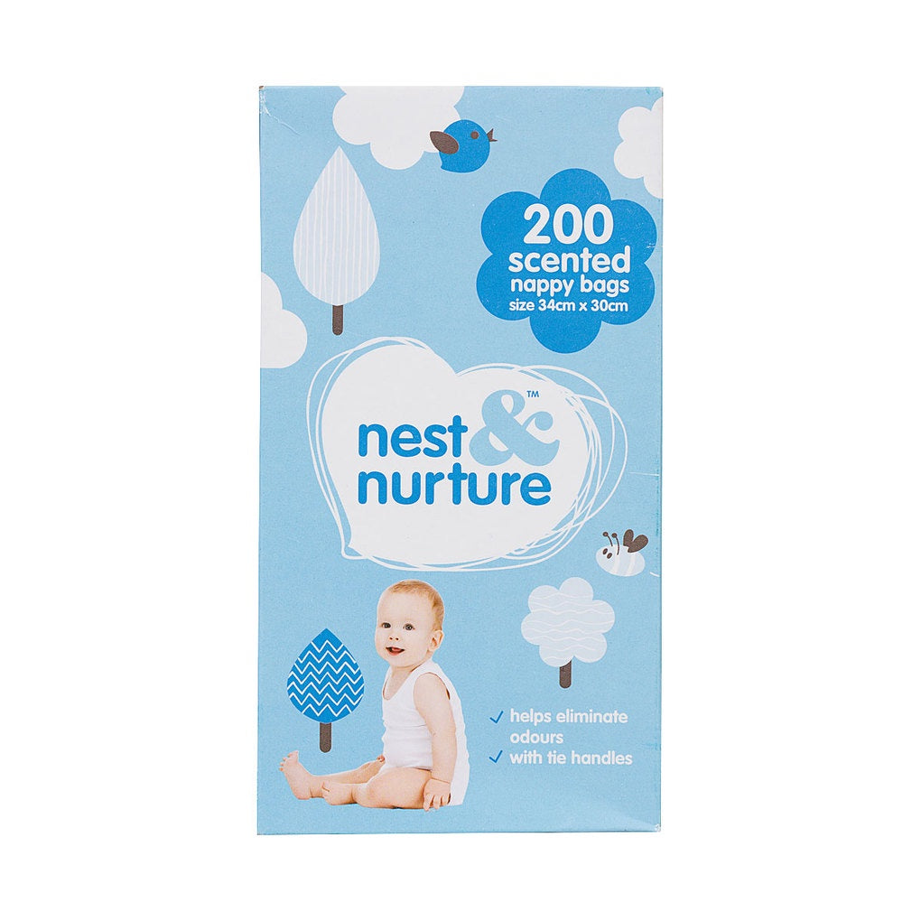 Nest & Nurture Nappy Bags 200pk