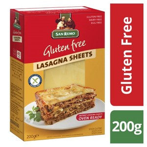 San Remo GF Lasagna Sheets 200g